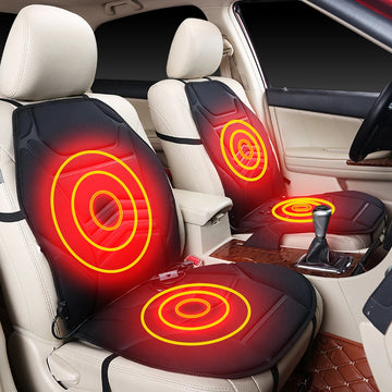 12V Heated Car Seat Cushion Cover - Winter Warmer for Car & Home