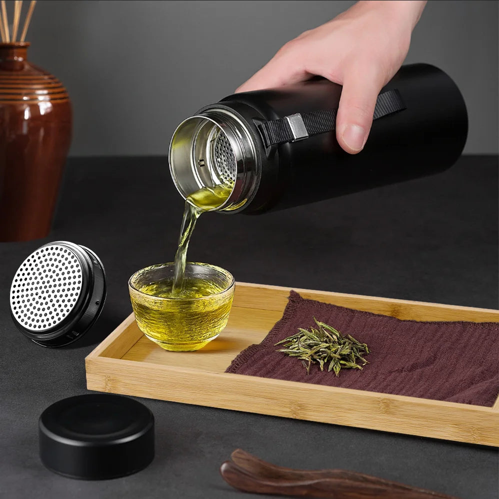 1L Stainless Steel Thermal Water Bottle - Keep Hot & Cold